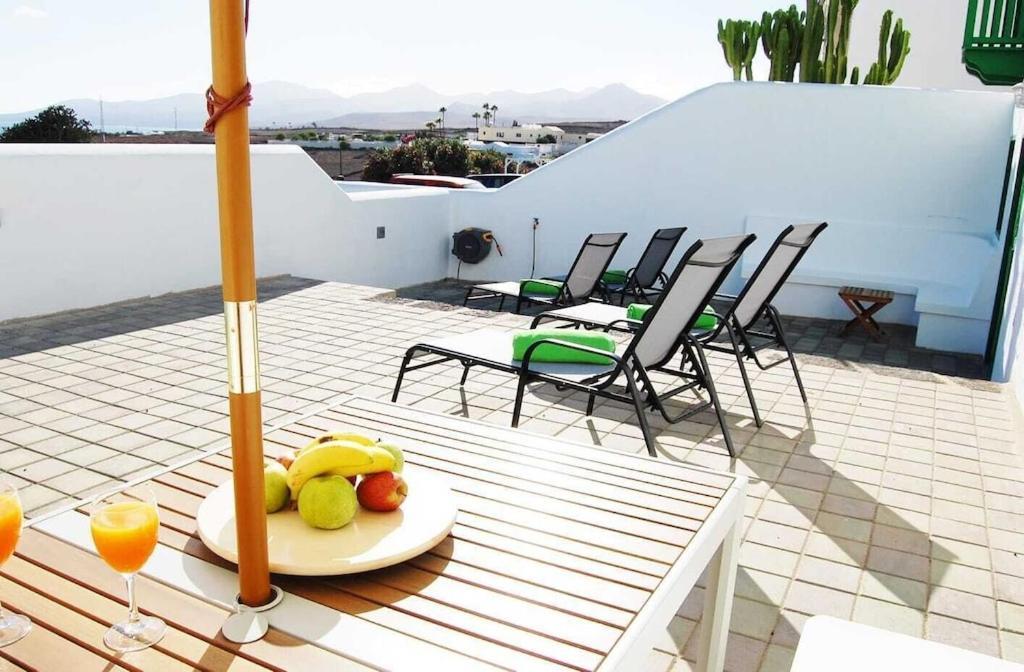 Typical Canarian House With Fabulous Sea Views Tias Bagian luar foto